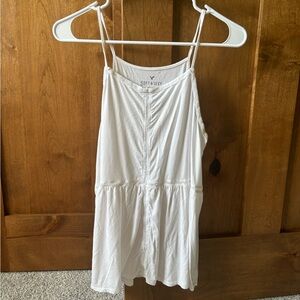 AEO soft and sexy white womens tank top size Medium